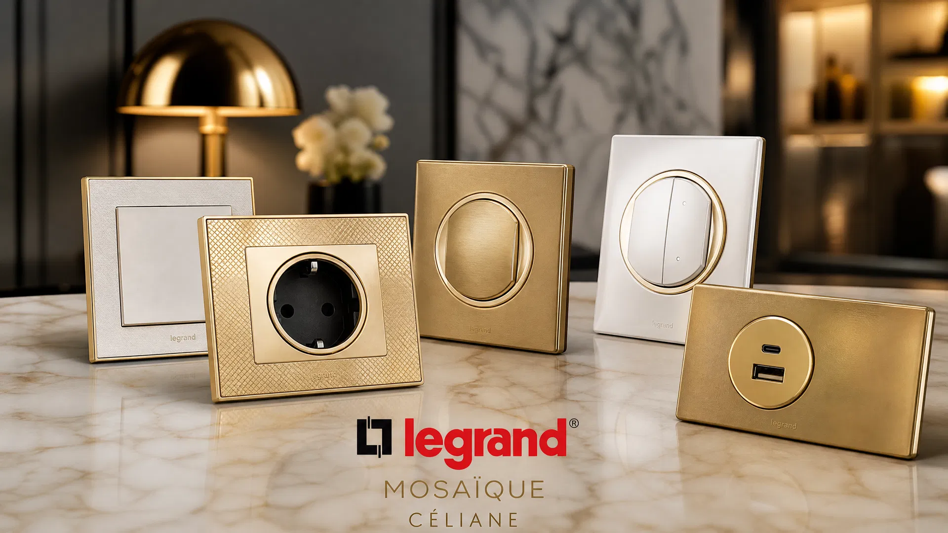 Matériel électrique Legrand Mosaïque et Céliane — Yossi Services Dakar